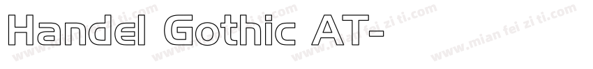 Handel Gothic AT字体转换